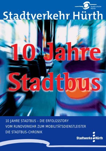 Download Festschrift - Stadtverkehr Hürth