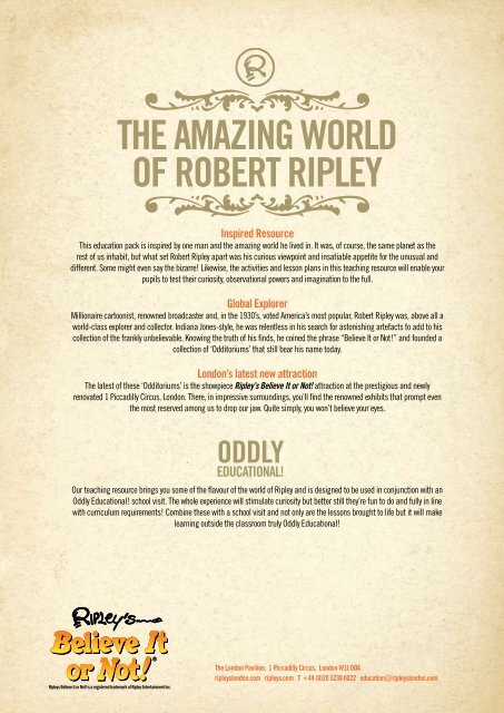 Curious Cultures - Ripley's Believe It or Not!