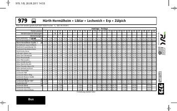979 N Hürth-Hermülheim > Liblar > Lechenich > Erp > Zülpich - REVG