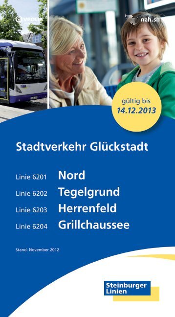 Stadtverkehr Glückstadt Nord Tegelgrund Herrenfeld Linie 6204 ...