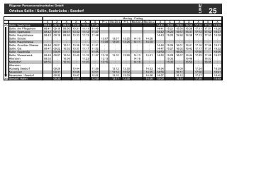 Ortsbus Sellin / Sellin, Seebrücke - Seedorf LINIE - Rügener ...