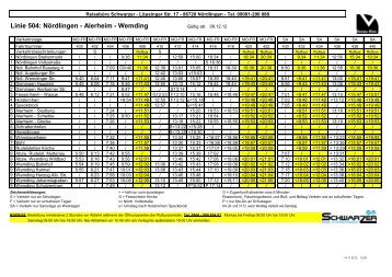 Linie 504: Nördlingen - Alerheim - Wemding - VDR