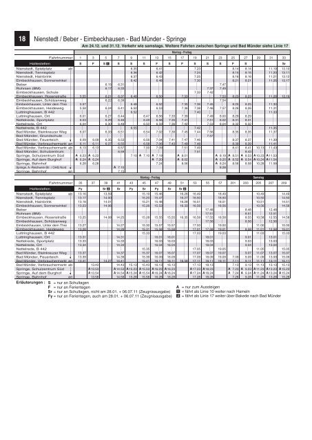 Einen kompletten Fahrplan der Linie 18 finden Sie - Grundschule ...