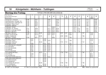 Linie 18 KT 1 - TUTicket