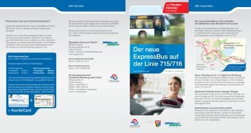 Der neue ExpressBus auf der Linie 715/716 - Verkehrsgesellschaft ...