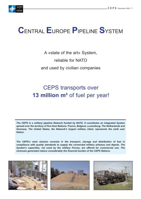central europe pipeline system - damila.dk