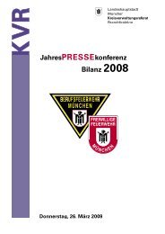 JahresPRESSEkonferenz Bilanz 2008 - Berufsfeuerwehr München