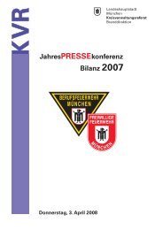 JahresPRESSEkonferenz Bilanz 2007 - Berufsfeuerwehr München