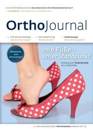 Ihre Füße - Regensburger OrthopädenGemeinschaft