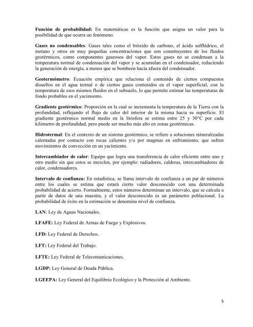 Evaluación de la Energía Geotérmica en México - Comisión ...