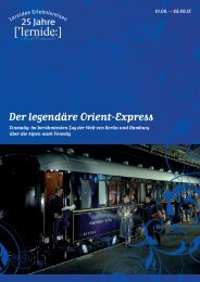 Der legendäre Orient-Express - Lernidee Erlebnisreisen