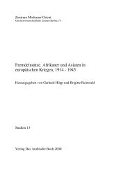 Fremdeinsätze. Afrikaner und Asiaten in europäischen Kriegen ...