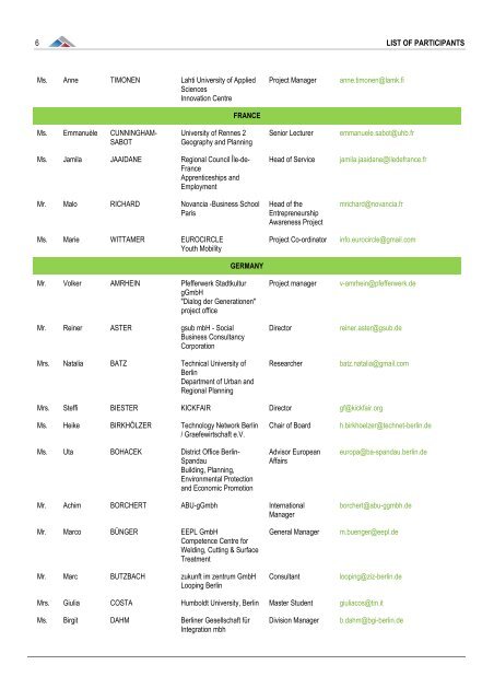 Annual Meeting PARTNERSHIPS FOR YOUTH - Economic Development ...