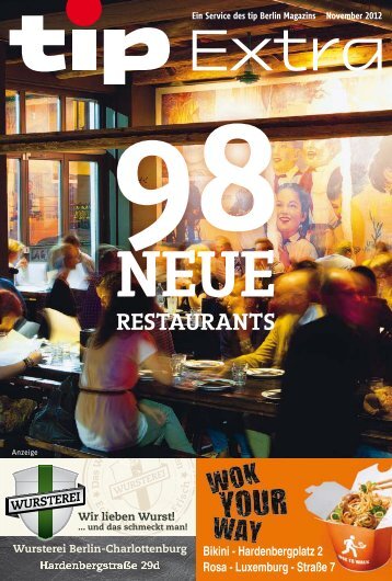 98 neue restaurants - Berliner Zeitung