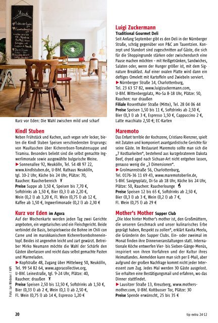 98 neue restaurants - Berliner Zeitung