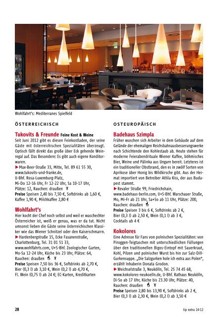 98 neue restaurants - Berliner Zeitung