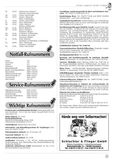 Einmal getragen. Tel.: 0 68 97 - Der Sulzer