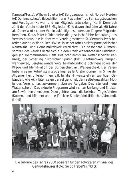Der Wattenscheider - Heimat- und Bürgerverein Wattenscheid