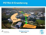 PETRA III Erweiterung - Desy