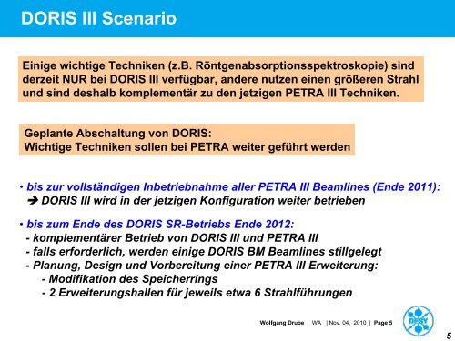 PETRA III Erweiterung - Desy