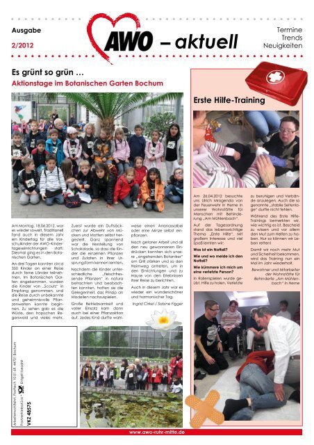 aktuell (Ausgabe 2/2012) - AWO Ruhr-Mitte