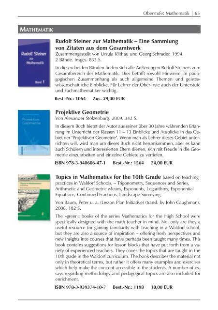 Pädagogische Forschungsstelle Gesamtverzeichnis 2012