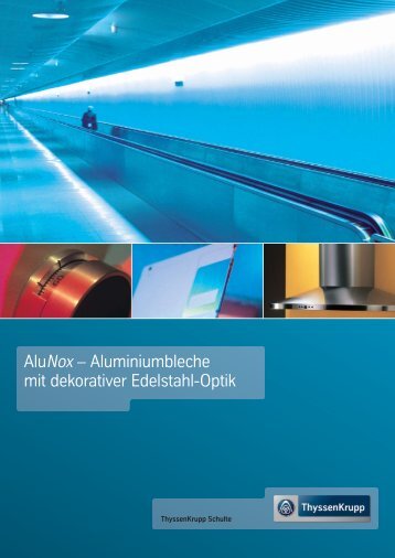 AluNox – Aluminiumbleche mit dekorativer Edelstahl-Optik