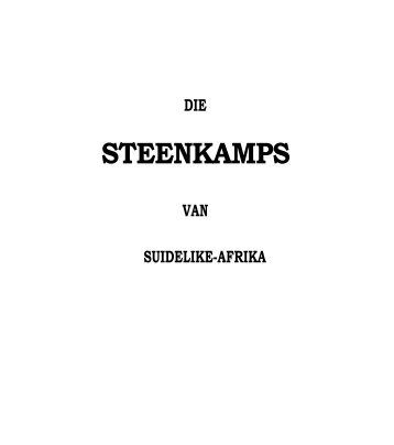 Die Steenkamps van Suidelike Afrika - CDbooks - R - Us