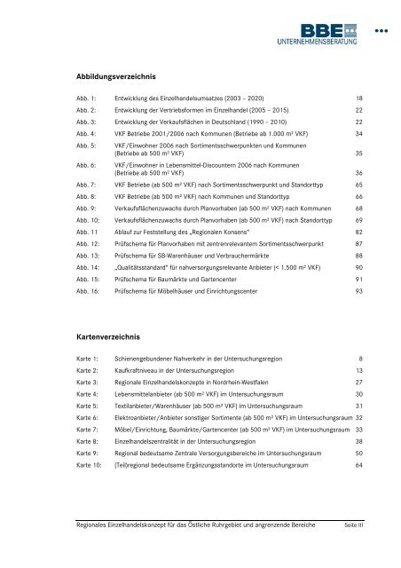 regionales einzelhandelskonzept für das östliche ruhrgebiet - Hagen