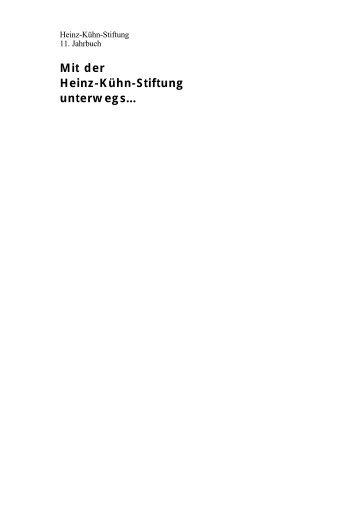 Mit der Heinz-Kühn-Stiftung unterwegs…