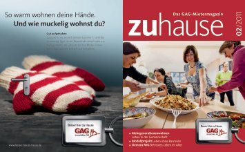 Und wie muckelig wohnst du? - GAG Immobilien AG