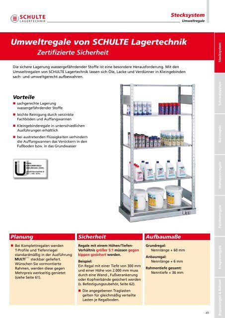 Das Stecksystem von - Schulte Lagertechnik