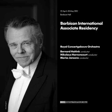 Download your concert programme here - Barbican