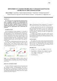 IMPROVEMENT OF A SANDWICH ELISA ASSAY TO ... - IS3NA