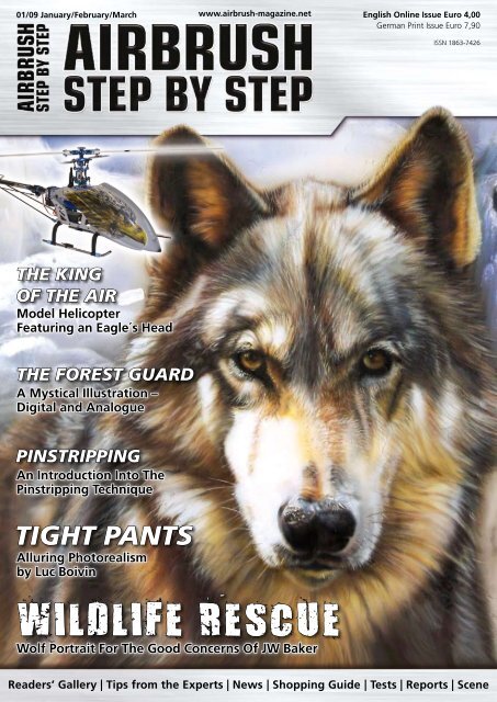 WILDLIFE RESCUE - Airbrush Step by Step Magazine, How To ...
