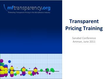 English - Microfinance Transparency