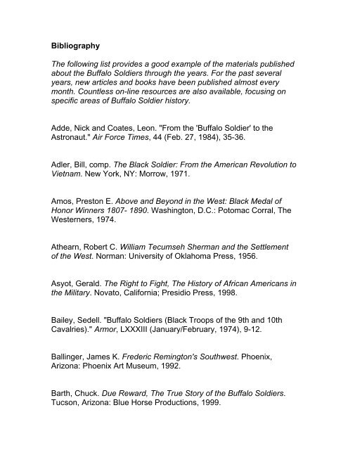 Good bibliography discount