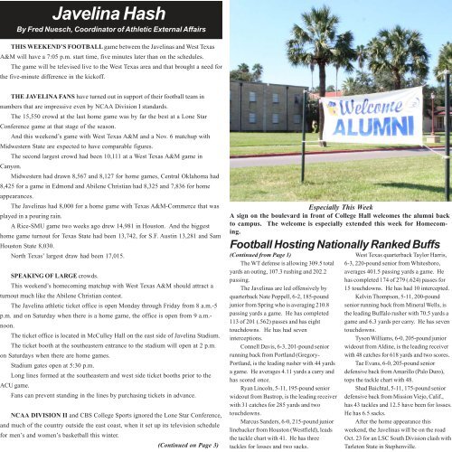 Javelina Hash - Texas A&M Kingsville