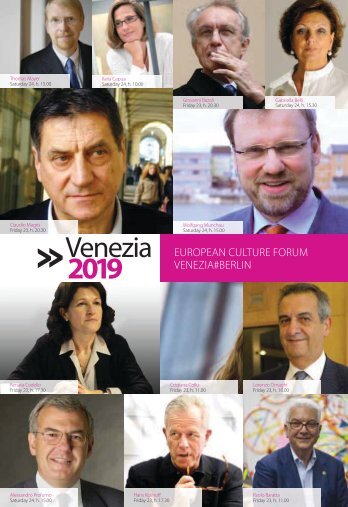 EUROPEAN CULTURE FORUM VENEZIA#BERLIN - HarmoSearch