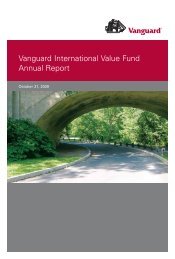 Vanguard International Value Fund Annual Report October 31, 2009