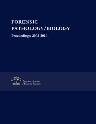 FORENSIC PATHOLOGY/BIOLOGY - Bio Medical Forensics