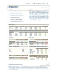 (SWITZERLAND) LTD Indian Market Research Daily ... - Hinduja Bank