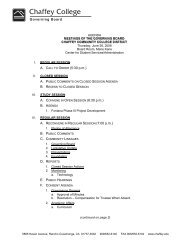 Governing Board A. CALL TO ORDER (5:30 p.m. ... - Chaffey College