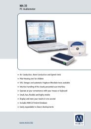 MA 33 PC Audiometer - Maico Diagnostics