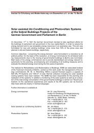 Solar assisted Air-Conditioning and Photovoltaic Systems at the ...