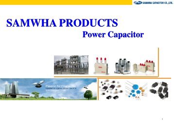 SAMWHA PRODUCTS - samwha capacitor