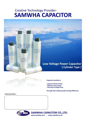 ( Cylinder Type ) SAMWHA CAPACITOR CO.,LTD.