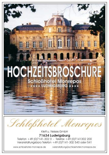 Hochzeitsbroschüre - Schlosshotel Monrepos