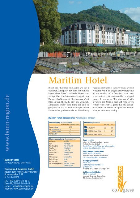 Hotel Maritim K.nigswinter (05) - Bonn Region