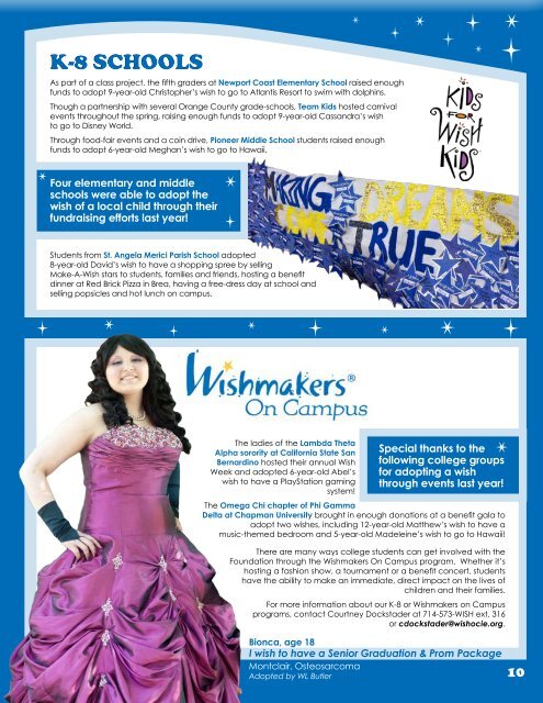 2011 annual report - Make-A-Wish Foundation of Orange County ...